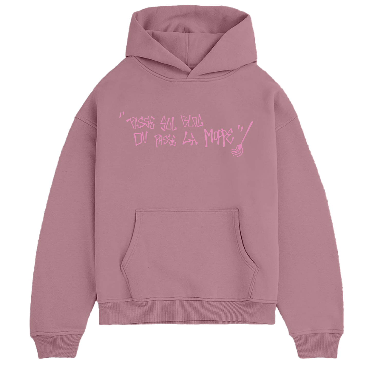 Hoodie "WOLF" RX Jeune Loup Orchid